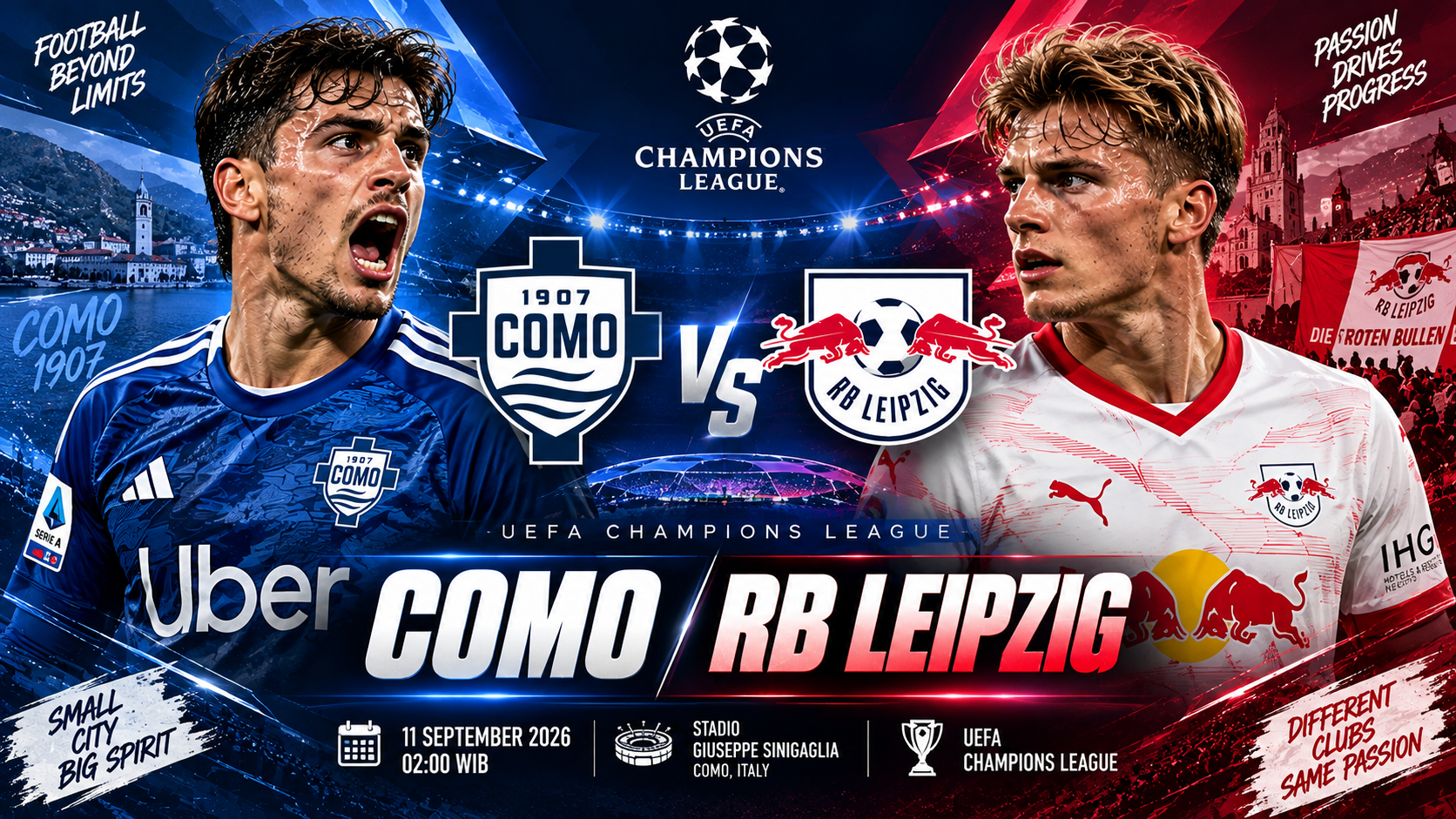 Prediksi Como vs RB Leipzig 11 September 2026: Duel Sengit, Como Punya Modal Positif
